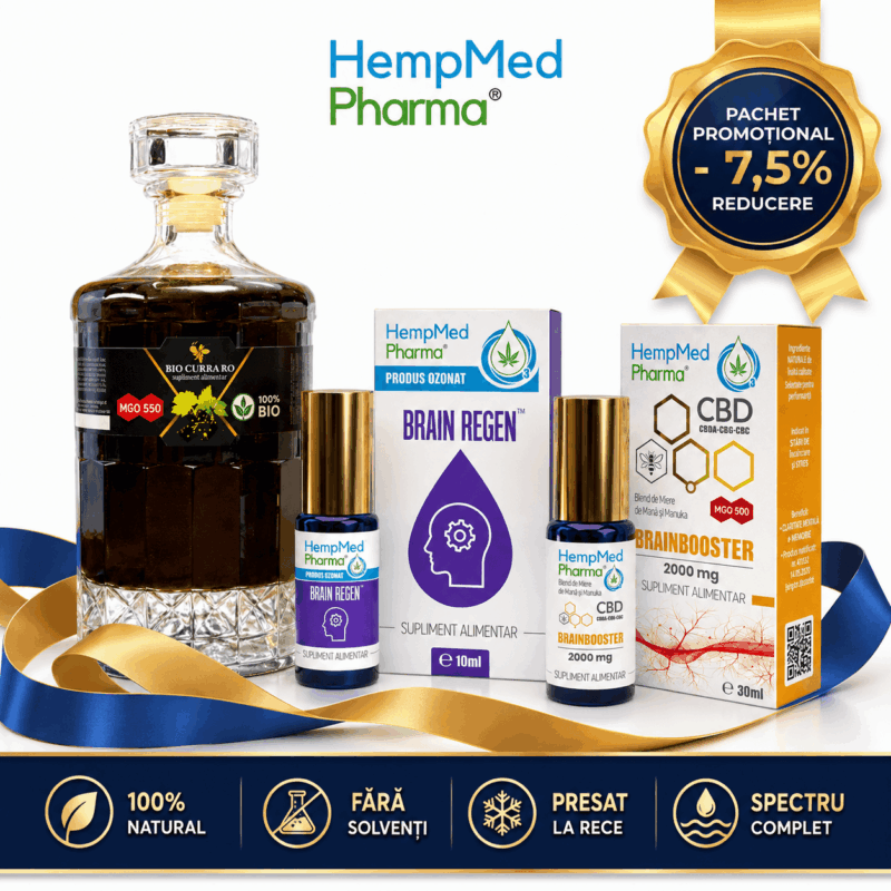 Pachet Brain Regen + Brain Booster + Biocurarro