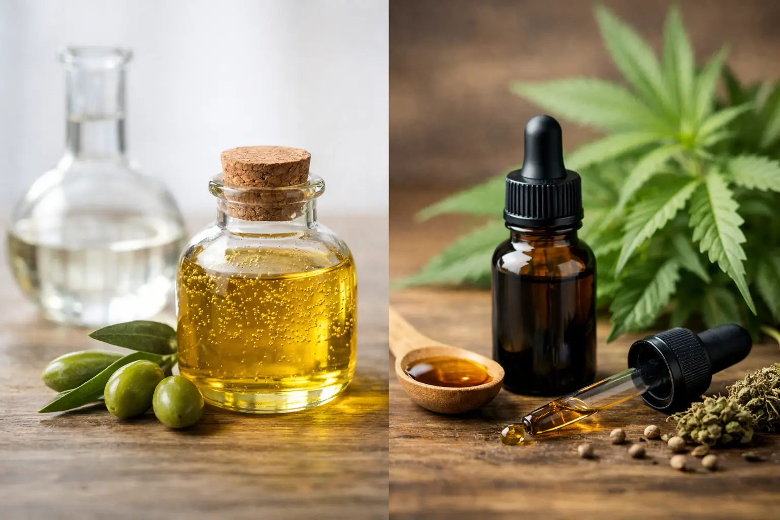 Ulei ozonat versus tinctură CBD - ce alegi?