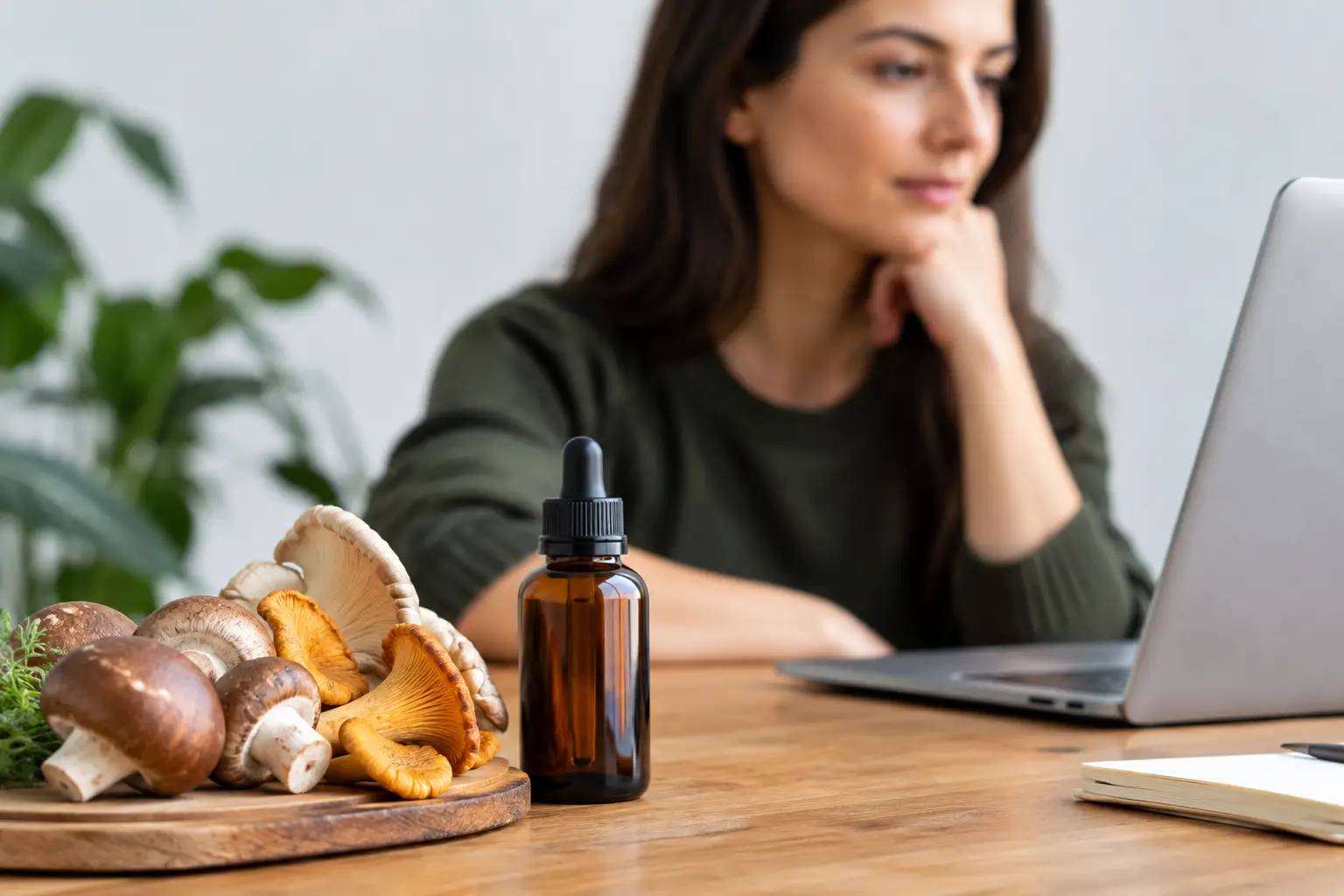 Can mushroom tinctures support focus? Pe scurt
