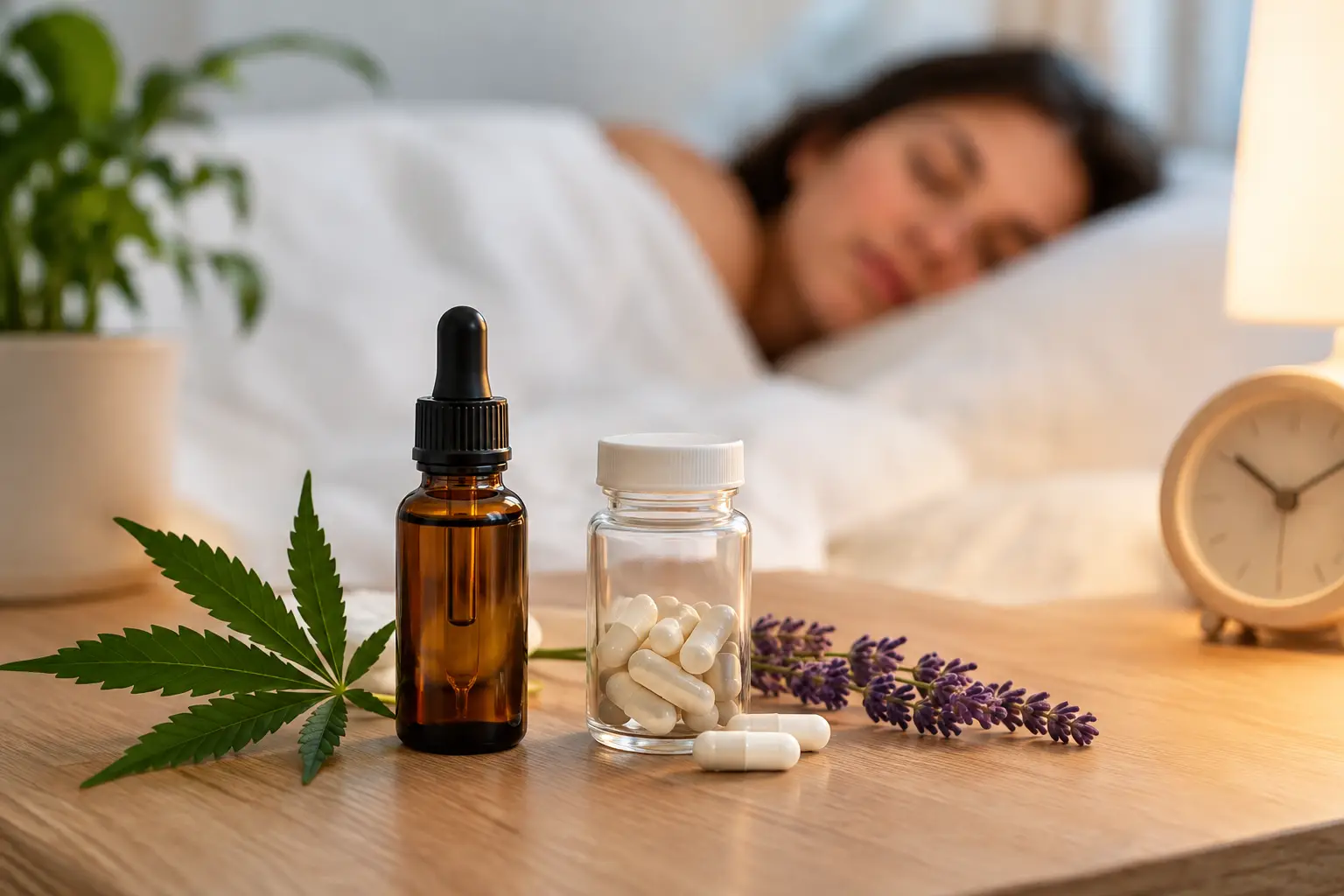 CBD versus melatonină pentru un somn mai bun