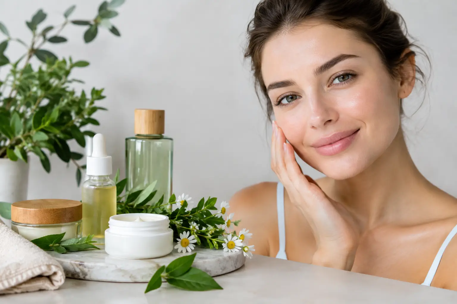Dermatocosmetice naturale pentru o piele echilibrată