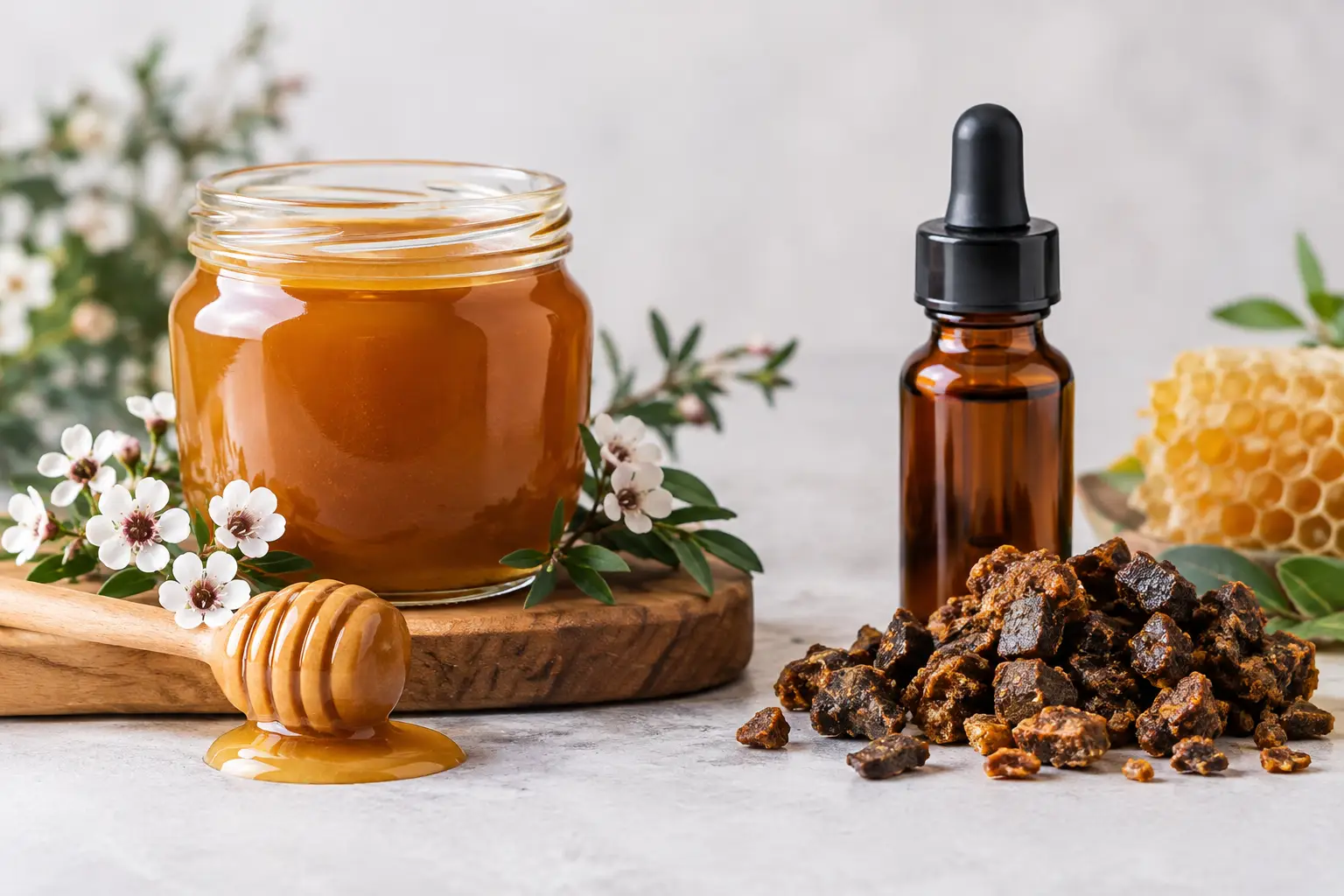 Miere Manuka versus propolis bio: ce alegi?